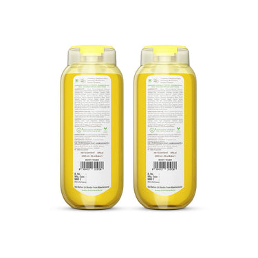Mamaearth Vitamin C Moisturizing Body Wash with Vitamin C & Refreshing Lemon Scent for Skin Illumination- 275ml | Deeply Cleanses | Intensely Moisturizes | Long-Lasting Fragrance | Radiant Glow | All Skin Types (Pack of 2)